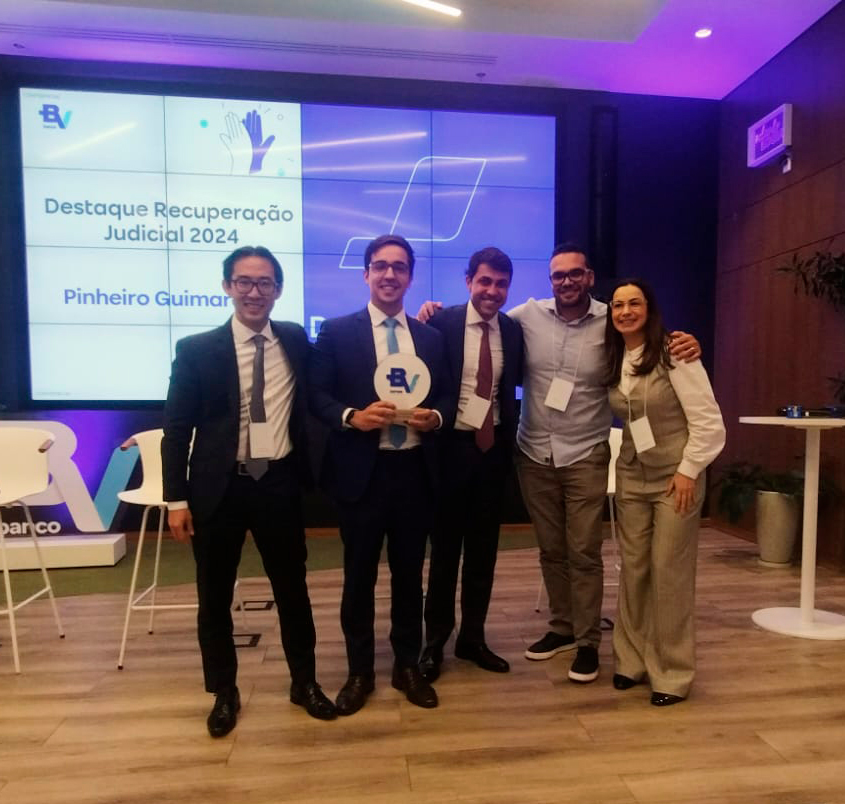 Pinheiro Guimarães recebe prêmio de Destaque em Recuperação Judicial 2024