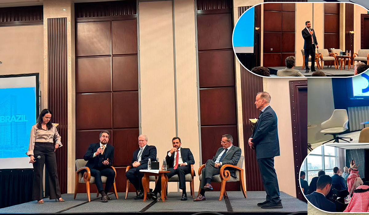 Pinheiro Guimarães participou de eventos em Riade, Dubai e Abu Dhabi